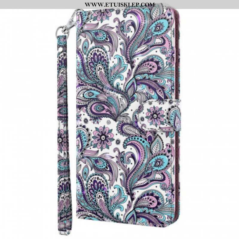 Etui Folio do Moto E40 / E30 / E20 Paisley